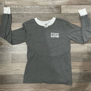 Pink Nation Grey long sleeve